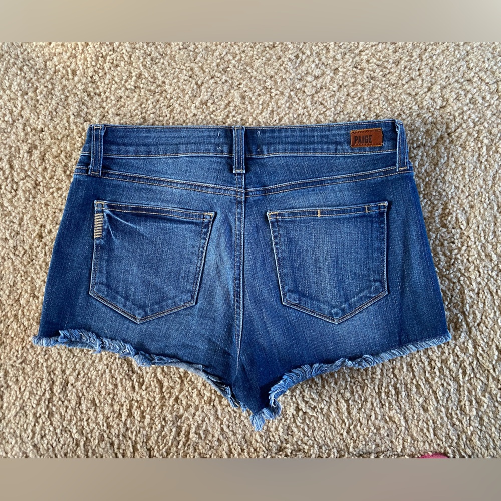Paige Daryn Denim Raw Hem Jean Short - Picture 3 of 3